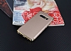 Eiroo Samsung Galaxy Note 8 3 1 Arada Gold Kenarl Gold Silikon Klf - Resim: 2