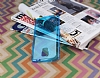 Samsung Galaxy Note 4 Ultra nce effaf Mavi Silikon Klf - Resim: 1