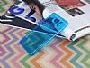 Samsung Galaxy Note FE Ultra nce effaf Mavi Silikon Klf - Resim: 2
