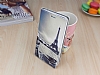 Samsung Galaxy Note Edge Eiffel Gizli Mknatsl Czdanl Deri Klf - Resim: 2
