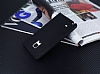 Samsung Galaxy Note Edge Gizli Mknatsl ift ereveli Siyah Deri Klf - Resim: 2