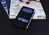 Samsung Galaxy Note Edge Gizli Mknatsl ift Pencereli Siyah Klf - Resim: 1