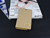 Samsung Galaxy Note Edge Gizli Mknatsl Standl Gold Deri Klf - Resim: 3