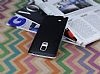 Samsung Galaxy Note Edge Ultra nce Deri Siyah Silikon Klf - Resim: 2