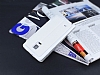 Eiroo Samsung Galaxy Note Edge Vantuzlu Pencereli Beyaz Deri Klf - Resim: 2