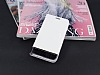 Samsung Galaxy S5 mini Gizli Mknatsl Standl Beyaz Deri Klf - Resim: 1