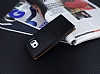 Samsung Galaxy S6 Edge Gizli Mknatsl Pencereli Siyah Deri Klf - Resim: 1