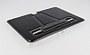 Eiroo Samsung Galaxy Tab 4 10.1 Standl Siyah Deri Klf - Resim: 3