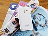 Eiroo Samsung i8160 Galaxy Ace 2 Sert Parlak Beyaz Rubber Klf - Resim: 2