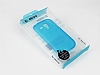 Samsung i8190 Galaxy S3 mini Ultra nce effaf Mavi Silikon Klf - Resim: 2