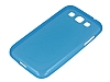 Samsung i8552 Galaxy Win Ultra nce effaf Mavi Silikon Klf - Resim: 1