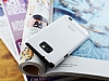 Eiroo Samsung i9100 Galaxy S2 Sert Parlak Beyaz Rubber Klf - Resim: 2