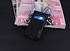 Samsung i9190 Galaxy S4 mini Gizli Mknatsl Pencereli Siyah Deri Klf - Resim: 3