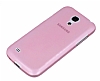 Samsung i9190 Galaxy S4 mini Ultra nce effaf Pembe Silikon Klf - Resim: 3