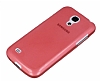 Samsung i9190 Galaxy S4 mini Ultra nce effaf Koyu Pembe Silikon Klf - Resim: 3
