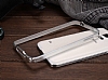 Eiroo Samsung i9600 Galaxy S5 Silver Metal Bumper ereve Klf - Resim: 6