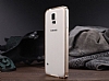 Eiroo Samsung i9600 Galaxy S5 Gold Metal Bumper ereve Klf - Resim: 1