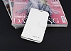 Eiroo Samsung i9500 Galaxy S4 Standl Czdanl Beyaz Deri Klf - Resim: 3