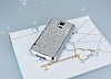 Eiroo Samsung i9600 Galaxy S5 Tal Silver Silikon Klf - Resim: 2