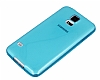 Samsung i9600 Galaxy S5 Ultra nce effaf Su Yeili Silikon Klf - Resim: 2