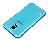 Samsung i9600 Galaxy S5 Ultra nce effaf Su Yeili Silikon Klf - Resim: 1