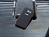 Eiroo Samsung i9800 Galaxy S6 Metal Kenarl Siyah Rubber Klf - Resim: 1