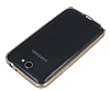 Eiroo Samsung N7100 Galaxy Note 2 Gold izgili Metal Bumper ereve Gold Klf - Resim: 2