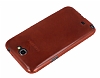 Samsung N7100 Galaxy Note 2 Ultra nce effaf Koyu Pembe Silikon Klf - Resim: 1