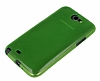 Samsung N7100 Galaxy Note 2 Ultra nce effaf Yeil Silikon Klf - Resim: 1