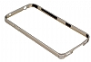 Eiroo Samsung N7500 Galaxy Note 3 Neo Metal Bumper ereve Gold Klf - Resim: 2