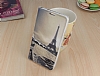 Samsung N9000 Galaxy Note 3 Eiffel Kulesi Gizli Mknatsl Standl Deri Klf - Resim: 5
