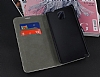 Samsung N9000 Galaxy Note 3 Gizli Mknatsl Standl Silver Deri Klf - Resim: 1