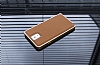 Eiroo Samsung N9000 Galaxy Note 3 Metal Kenarl Gold Deri Klf - Resim: 4