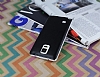 Samsung N9100 Galaxy Note 4 Ultra nce Deri Siyah Silikon Klf - Resim: 1