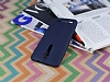 Asus ZenFone 2 Deri Desenli Ultra nce Lacivert Silikon Klf - Resim: 2