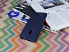 Asus ZenFone 5 Deri Desenli Ultra nce Lacivert Silikon Klf - Resim: 2