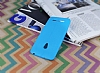 Asus ZenFone 5 Deri Desenli Ultra nce Mavi Silikon Klf - Resim: 2