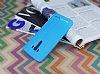 Asus Zenfone Selfie Deri Desenli Ultra nce Mavi Silikon Klf - Resim: 1