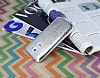 Fit LG G2 Ultra nce Metalik Silver Silikon Klf - Resim: 2