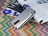 LG G3 Stylus Ultra nce Metalik Silver Silikon Klf - Resim: 2