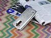 Fit LG G4 Stylus Ultra nce Metalik Silver Silikon Klf - Resim: 2
