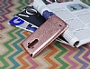 Fit LG G4 Stylus Ultra nce Metalik Rose Gold Silikon Klf - Resim: 2