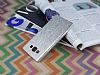 Fit Samsung Galaxy A7 Ultra nce Metalik Silver Silikon Klf - Resim: 2