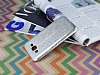 Fit Samsung Galaxy J5 Ultra nce Metalik Silver Silikon Klf - Resim: 2