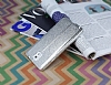 Fit Samsung Galaxy N9000 Note 3 Ultra nce Metalik Silver Silikon Klf - Resim: 2
