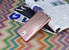 Fit Samsung Galaxy N9000 Note 3 Ultra nce Metalik Rose Gold Silikon Klf - Resim: 2