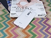 LG G2 Deri Desenli Ultra nce effaf Beyaz Silikon Klf - Resim: 2