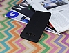 Samsung Galaxy A7 Deri Desenli Ultra nce Siyah Silikon Klf - Resim: 2
