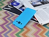 Samsung Galaxy J2 Deri Desenli Ultra nce Mavi Silikon Klf - Resim: 2