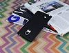 Samsung Galaxy Note Edge Deri Desenli Ultra nce Siyah Silikon Klf - Resim: 2